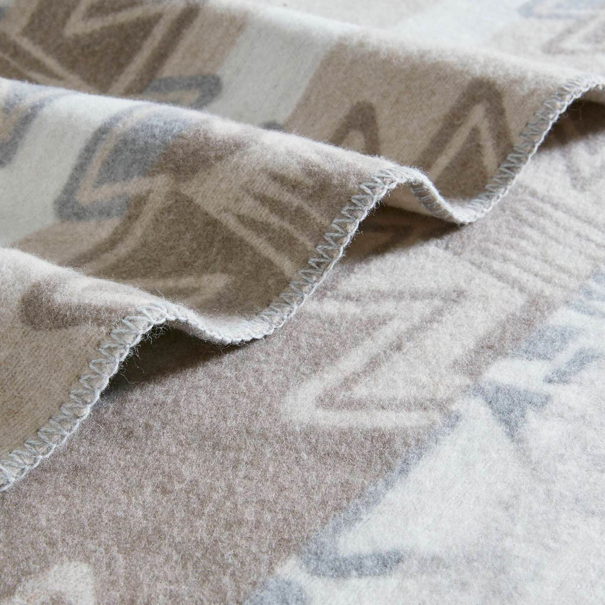 Manitoba Cotton Blend Neutral Blanket