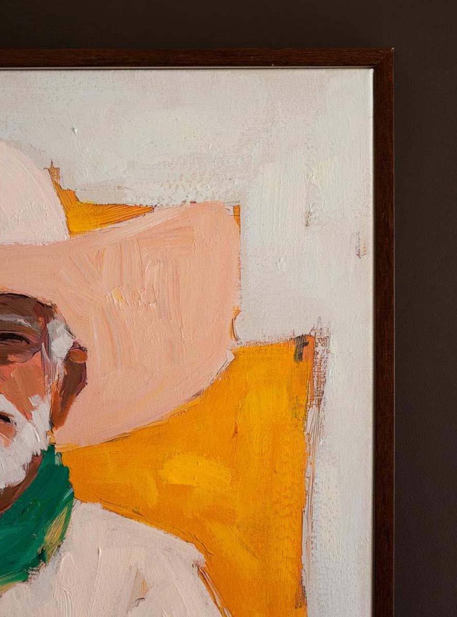 The Storyteller Cowboy Framed Wall Art