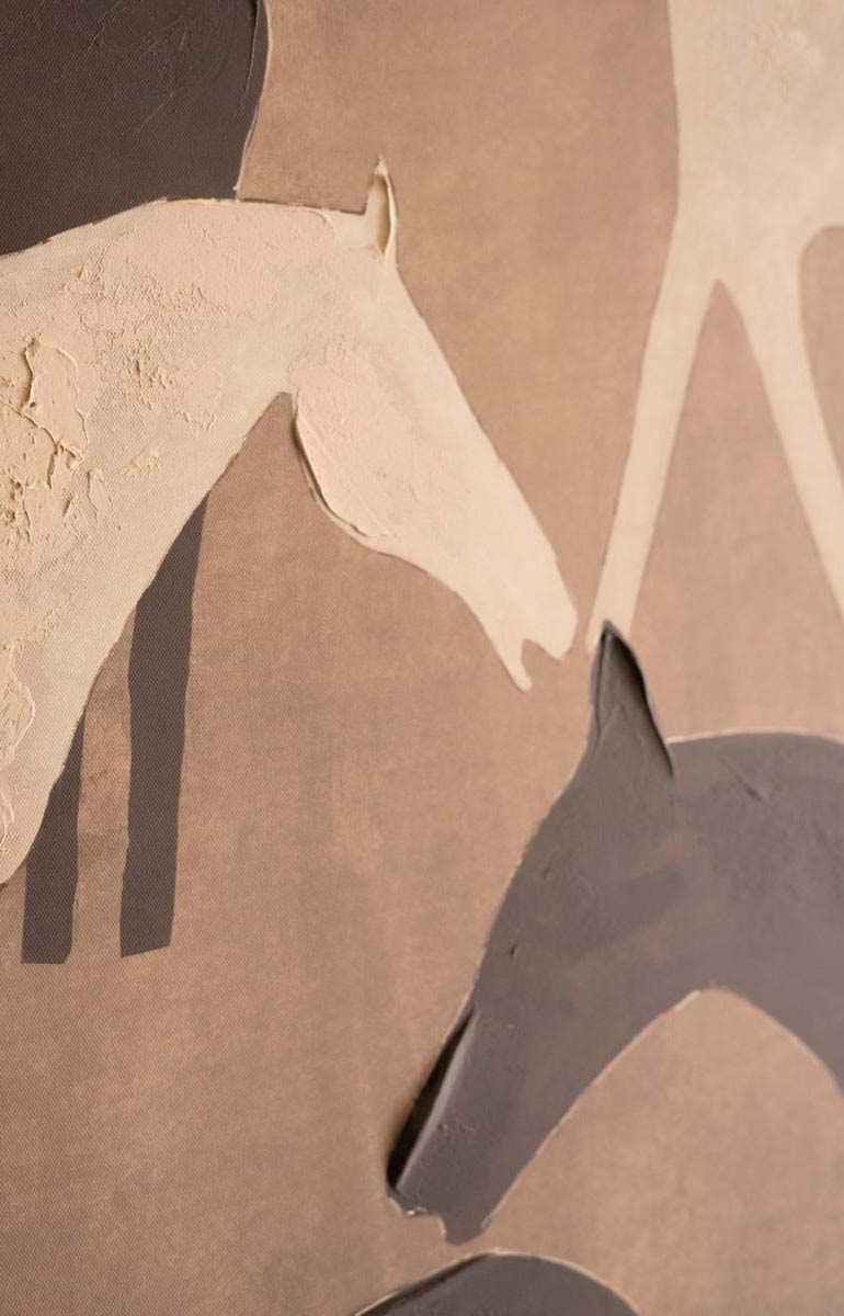 Stallion Silhouettes Framed Wall Art