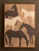 Stallion Silhouettes Framed Wall Art