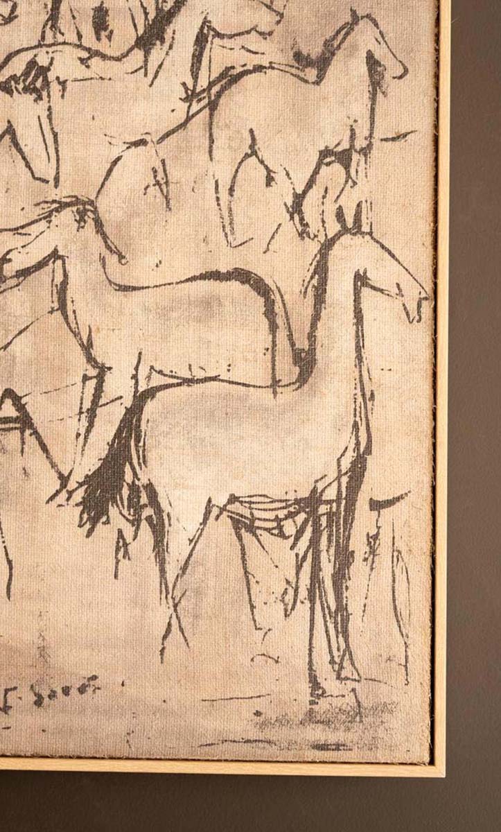 Thousand Horses Framed Wall Art