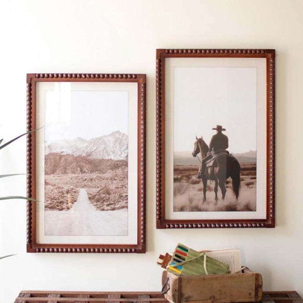 Cowboy Country Framed Prints - Set of 2