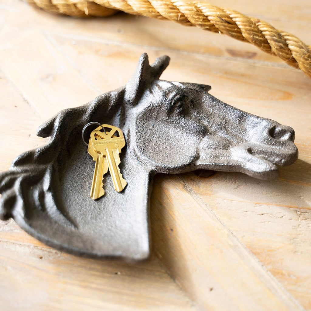 Horse Cast Iron Trinket Dish