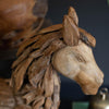 Teak Pony Sculpture - OUT OF STOCK UNTIL 07/15/2026