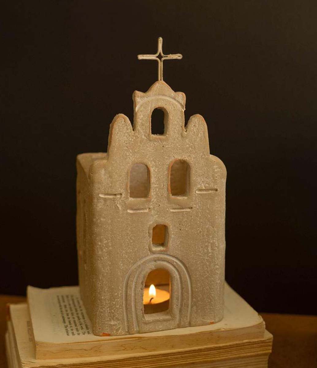 Frontier Faith Candle Holder