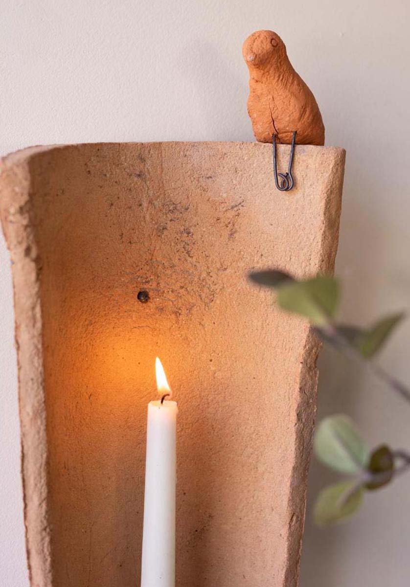Sundown Sparrow Candle Holder