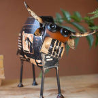 Recycled Metal Steers - Set of 2 - OUT OF STOCK UNTIL 07/22/2026