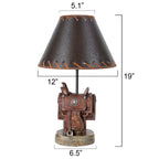 Lone Star Saddle Table Lamp - OUT OF STOCK UNTIL 07/15/2026