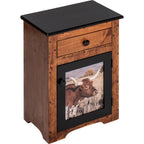 Texas Longhorn Nightstand