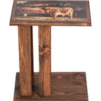 Texas Longhorn Side Table