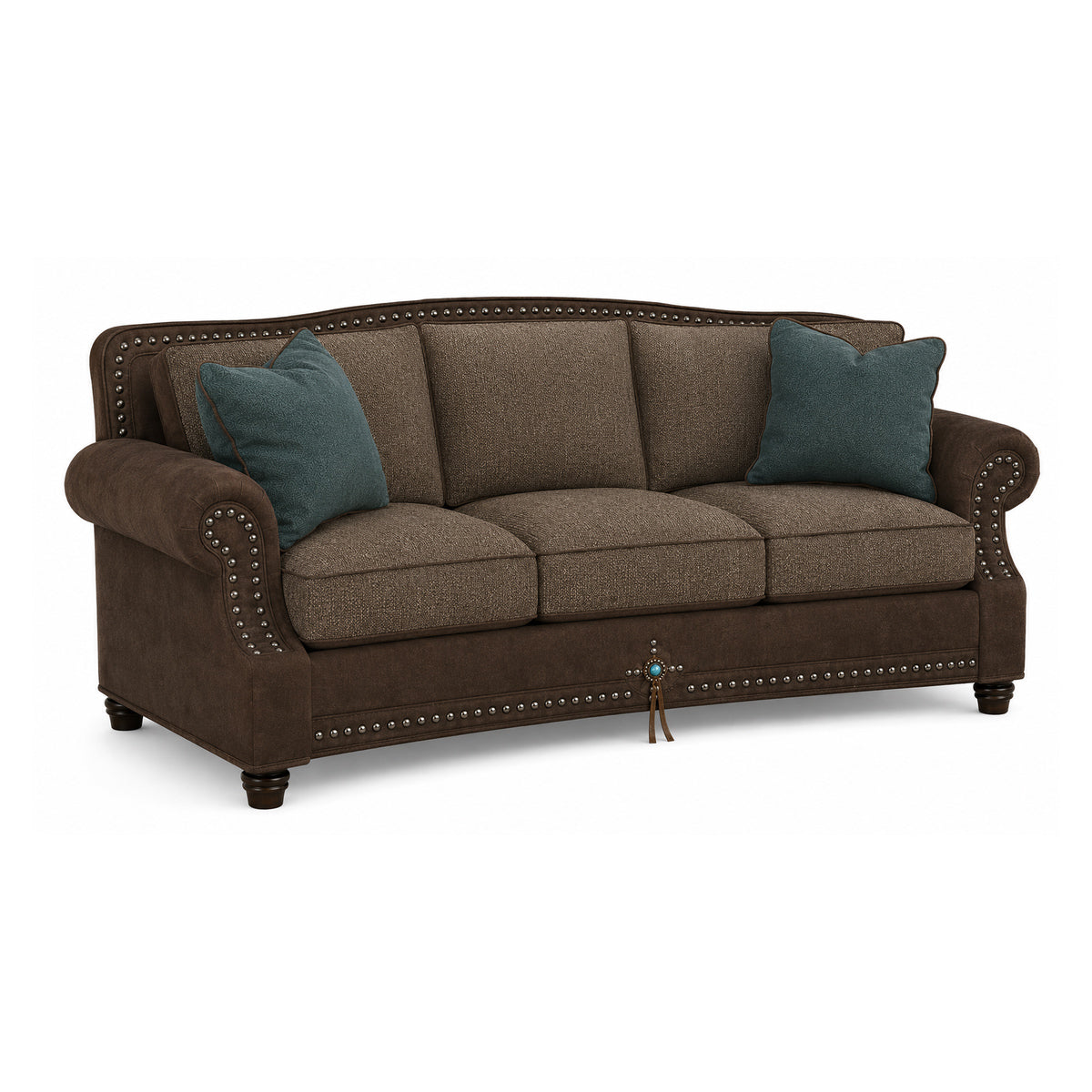 Western Elegance Conversation Sofa