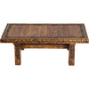 Sonoma Carved Wood Coffee Table