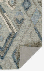 Frontier Fusion Blue Rug - 4 x 6