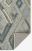 Frontier Fusion Blue Rug - 5 x 8