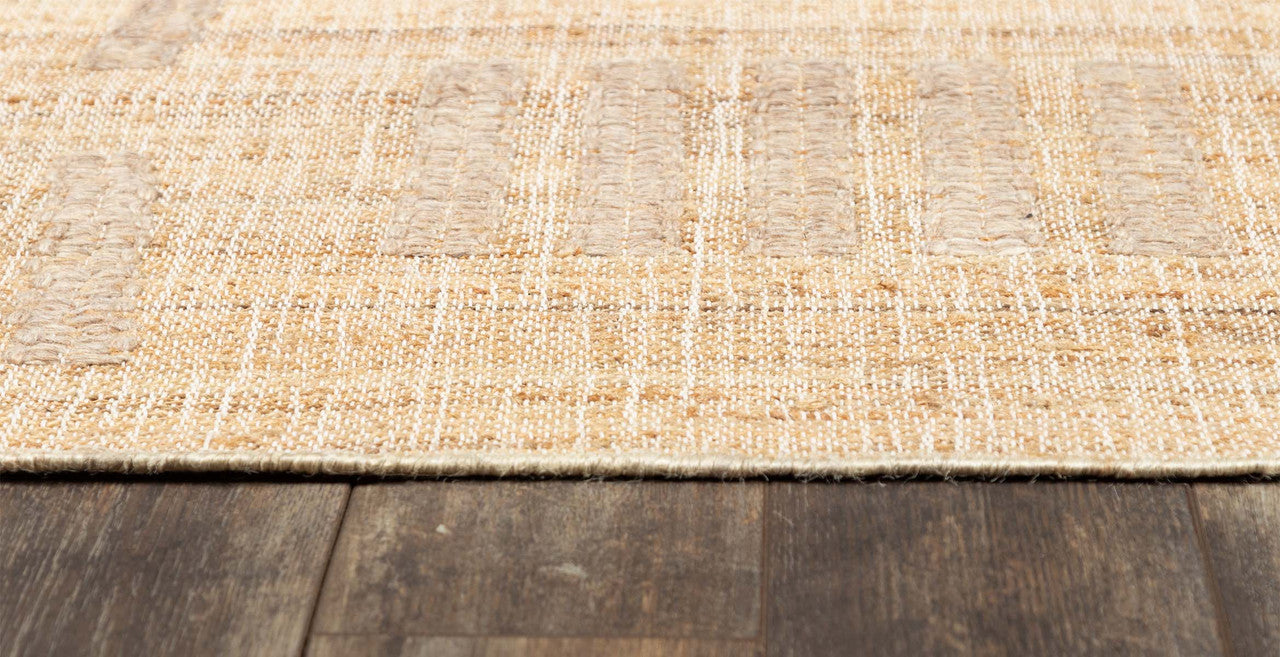 Saddle Stitched Western Rug - 4 x 6