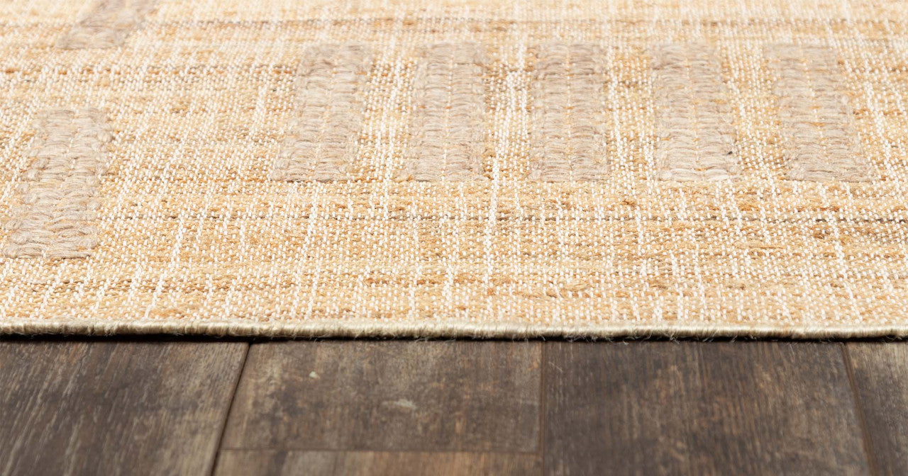 Saddle Stitched Western Rug - 5 x 8