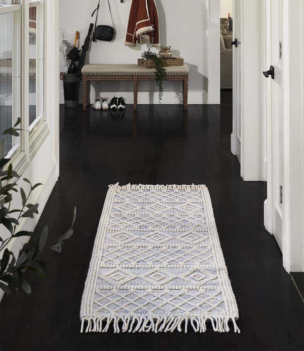 Adobe Breeze Blue Rug - 2 x 8