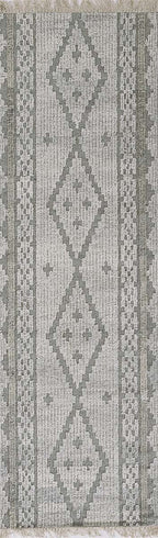 Rustic Rawhide Gray Rug - 2 x 3