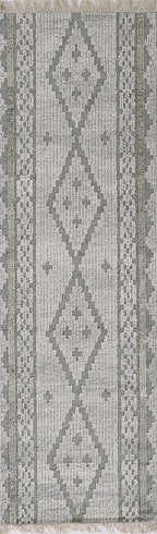 Rustic Rawhide Gray Rug - 5 x 8