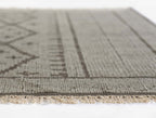 Southwest Charm Tan Fringed Rug - 8 x 10