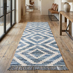 Blue Sky Geometric Rug - 2 x 8
