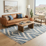 Blue Sky Geometric Rug - 5 x 8