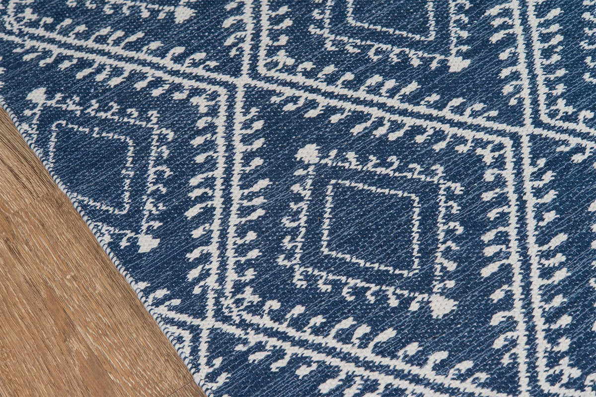 Navy Blue Western Indoor/Outdoor Rug Collection
