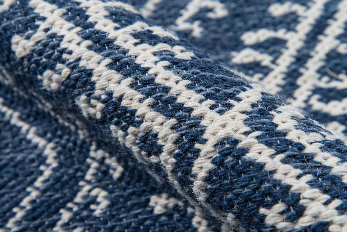 Navy Blue Western Indoor/Outdoor Rug Collection