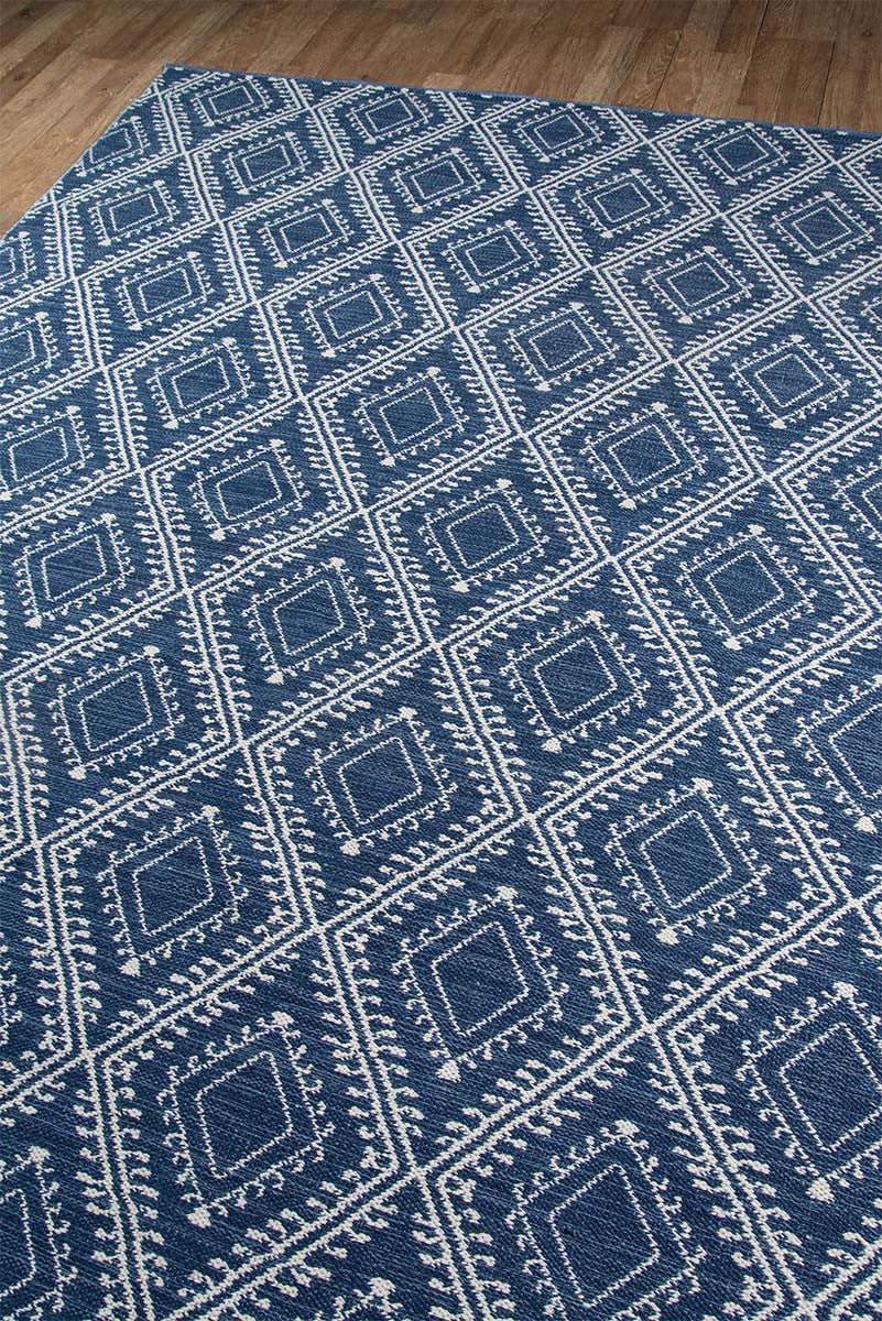 Navy Blue Western Indoor/Outdoor Rug Collection