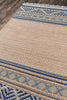 Frontier Blue Western Rug - 6 x 9