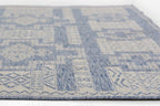 Navajo Blue Indoor/Outdoor Rug - 2 x 3