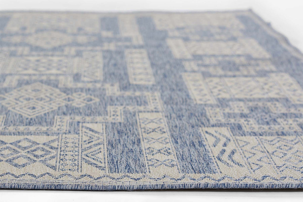 Navajo Blue Indoor/Outdoor Rug Collection