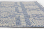 Navajo Blue Indoor/Outdoor Rug - 3 x 5