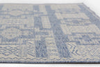 Navajo Blue Indoor/Outdoor Rug - 4 x 6