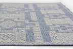 Navajo Blue Indoor/Outdoor Rug - 9 x 12