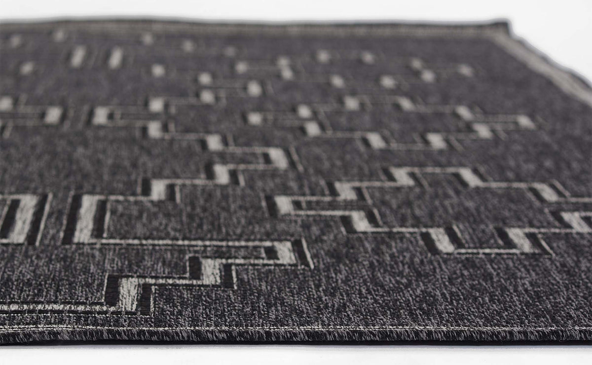 Kachina Charcoal Indoor/Outdoor Rug Collection