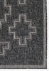 Kachina Charcoal Indoor/Outdoor Rug - 7 x 9