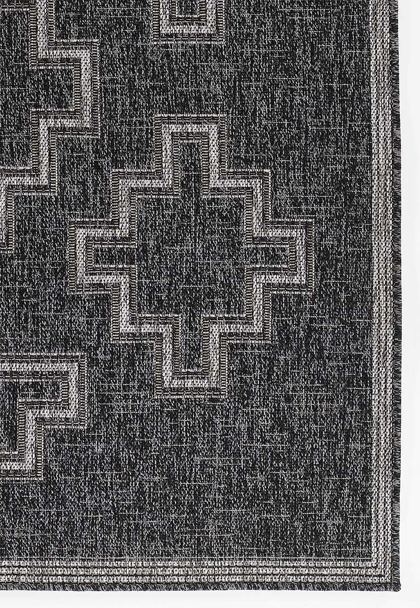 Kachina Charcoal Indoor/Outdoor Rug - 9 x 12
