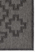 Kachina Gray Indoor/Outdoor Rug - 2 x 3