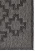 Kachina Gray Indoor/Outdoor Rug - 3 x 8