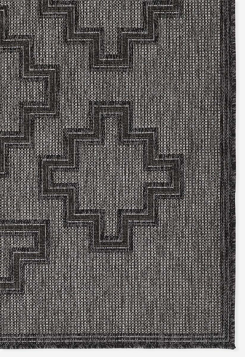 Kachina Gray Indoor/Outdoor Rug - 3 x 8