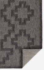 Kachina Gray Indoor/Outdoor Rug - 3 x 5
