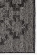 Kachina Gray Indoor/Outdoor Rug - 3 x 5