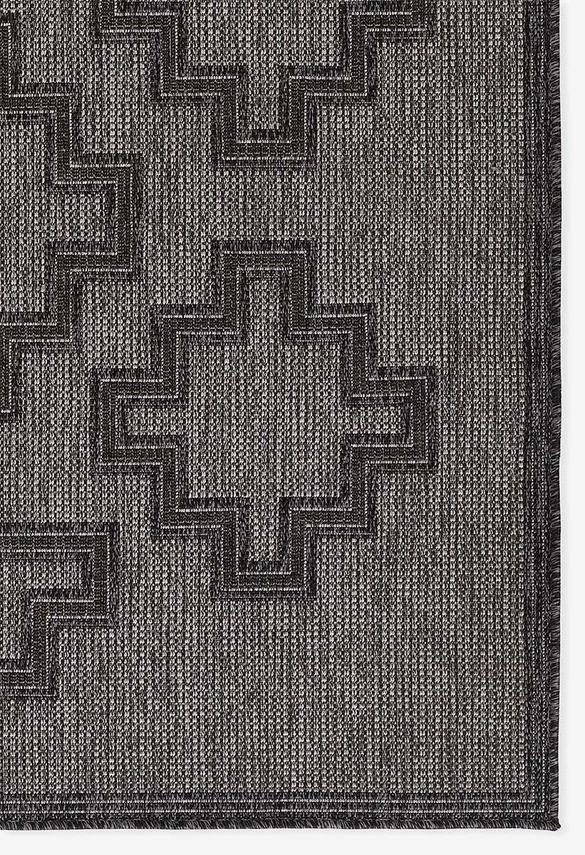 Kachina Gray Indoor/Outdoor Rug - 3 x 5