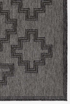 Kachina Gray Indoor/Outdoor Rug - 4 x 6