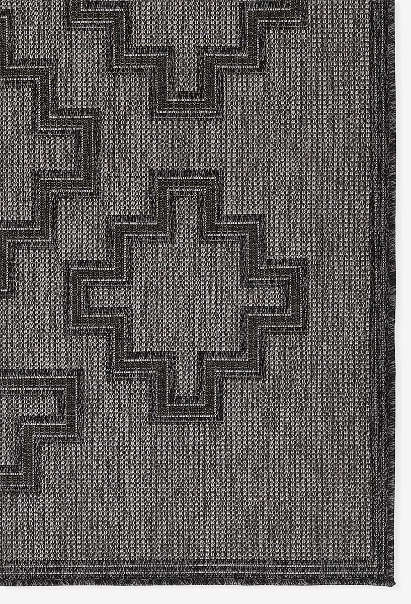 Kachina Gray Indoor/Outdoor Rug - 4 x 6