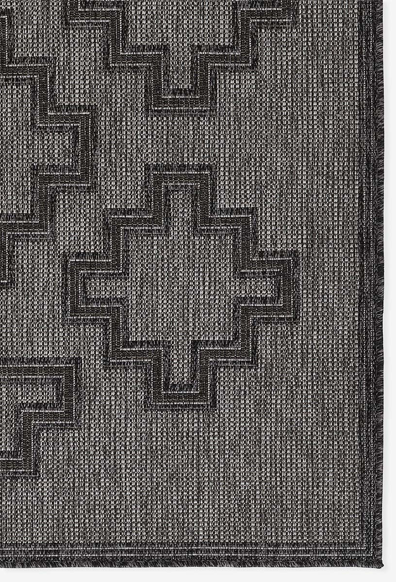 Kachina Gray Indoor/Outdoor Rug - 7 x 9