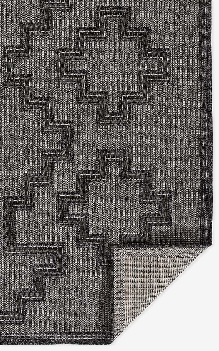 Kachina Gray Indoor/Outdoor Rug - 8 x 10