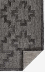 Kachina Gray Indoor/Outdoor Rug - 8 x 10