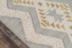 Nomad Boho Gray Rug - 5 x 7